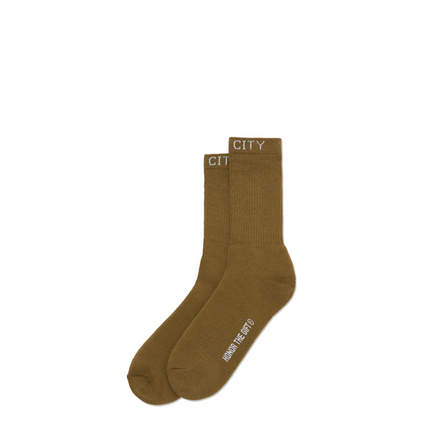 HTG INNER CITY RIB SOCK OLIVE