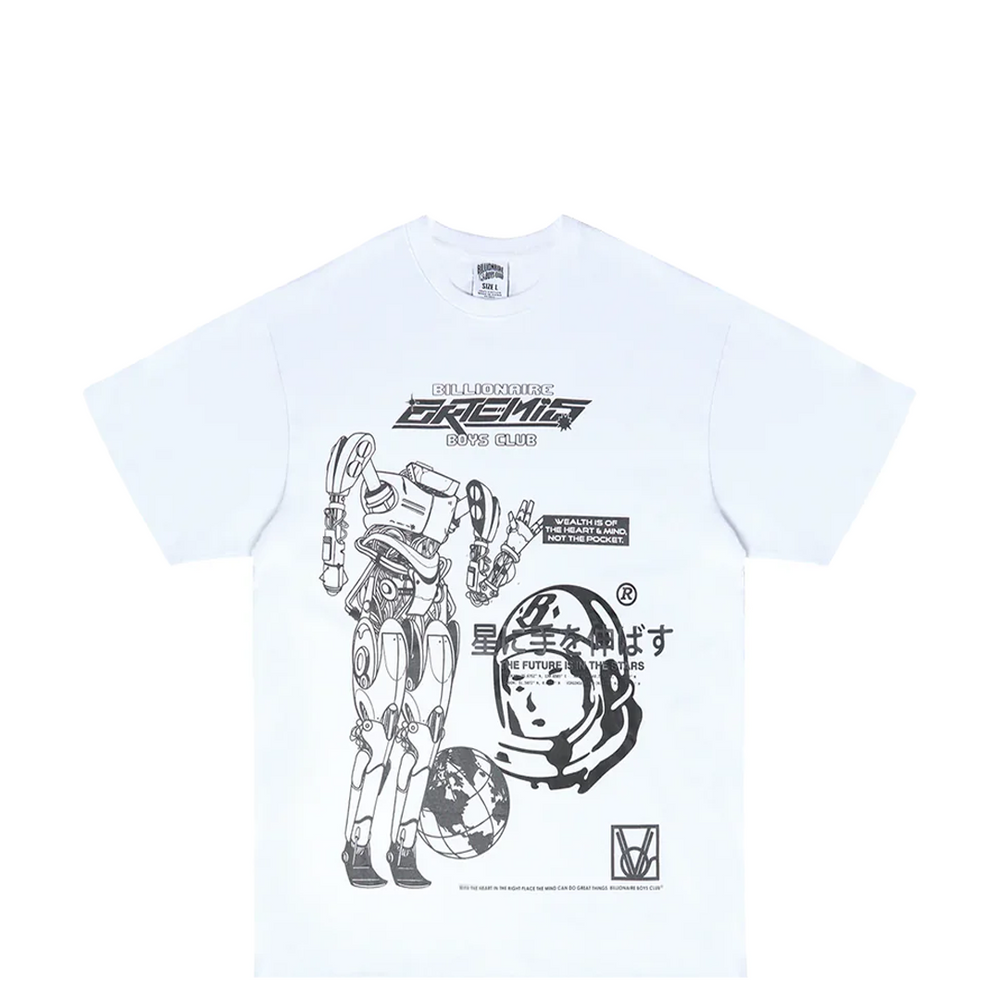 T-shirt BB PEACE COUPE OVERSIZE BLANC