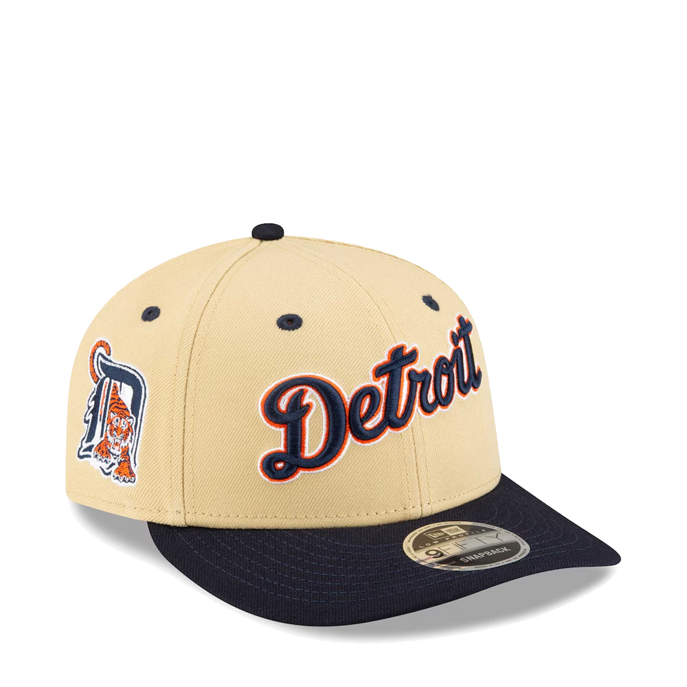DETROIT TIGERS FELT GOLD LOW PROFILE 9FIFTY SNAPBACK