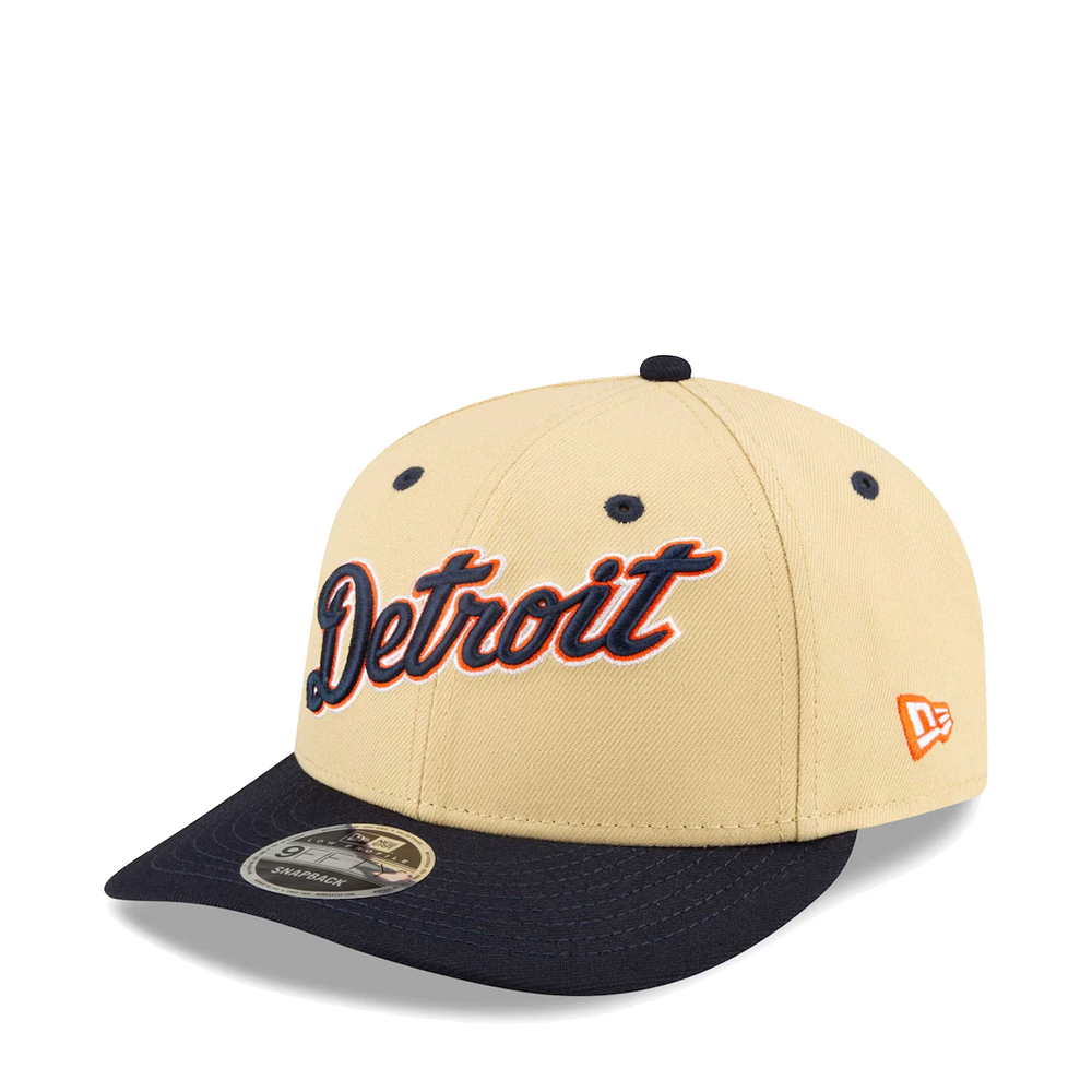 DETROIT TIGERS FELT GOLD LOW PROFILE 9FIFTY SNAPBACK