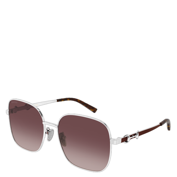 GG2053S-003 WOMEN'S SILVER & RED METAL SUNGLASSES