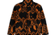 BURNED SHIELD FUR JACKET BLACK