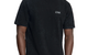 TEXTURED METALLIC SHIELD T-SHIRT WASHED BLACK