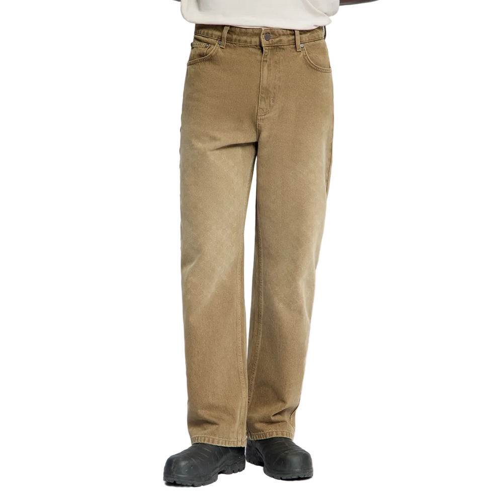 FADED MONOGRAM AMBA JEANS BEIGE