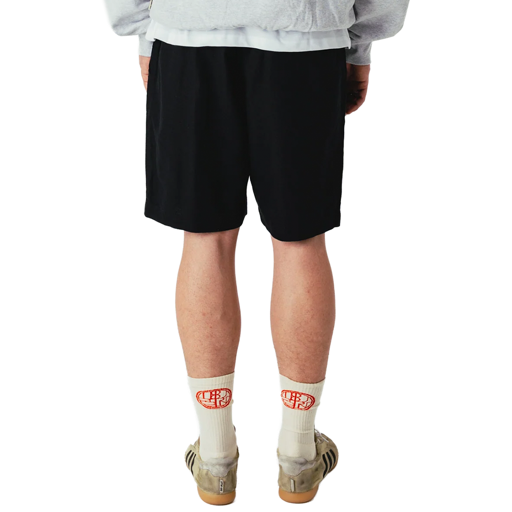 WBBOMMY LINEN SHORTS BLACK