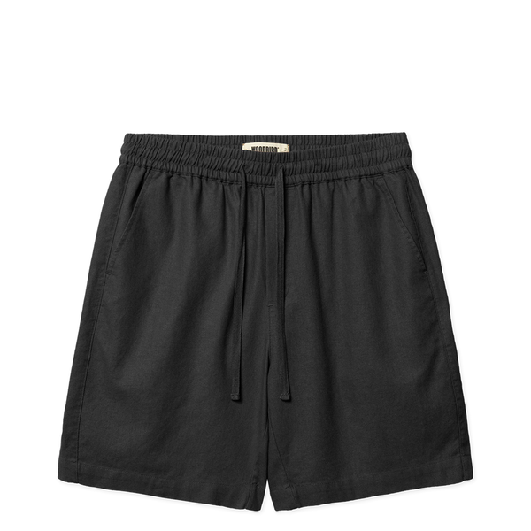 WBBOMMY LINEN SHORTS BLACK