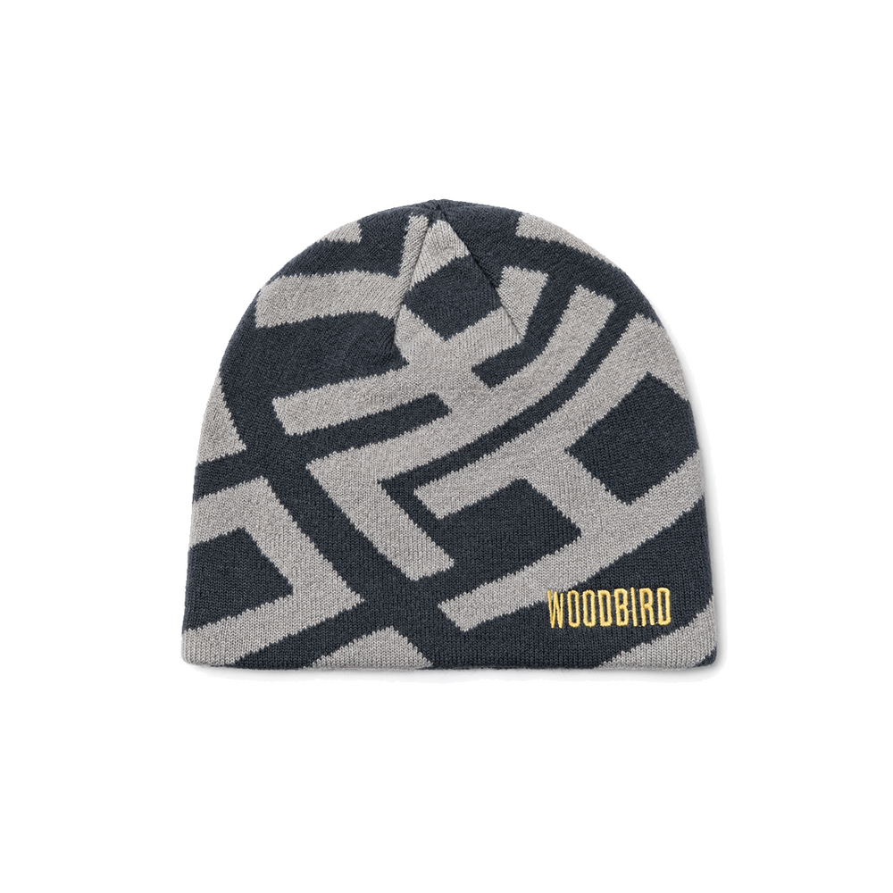 WBYAN JQ ART BEANIE SLATE BLUE / GREY