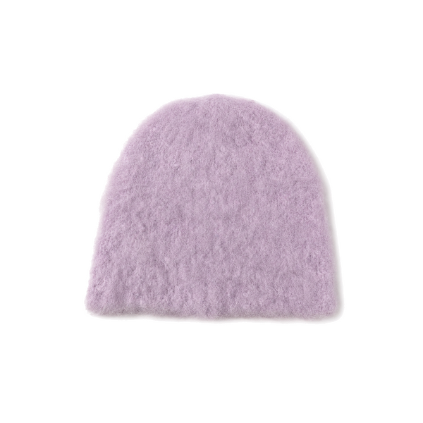 WBYAN HAIRY BEANIE DUSTY VIOLET