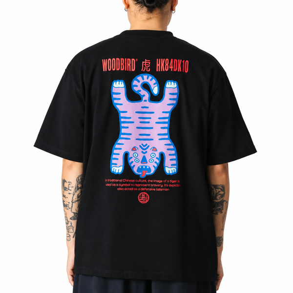 WBBAINE TIGER TEE BLACK