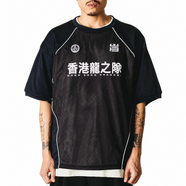 WBBEAM MESH CUT TEE BLACK
