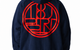 WBPAW EMBLEM ZIP HOODIE DARK NAVY