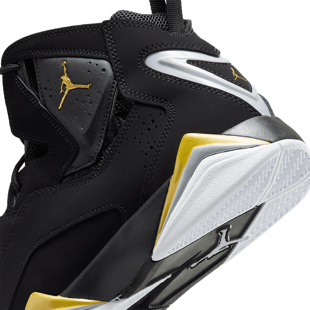 JORDAN TRUE FLIGHT BLACK / METALLIC GOLD