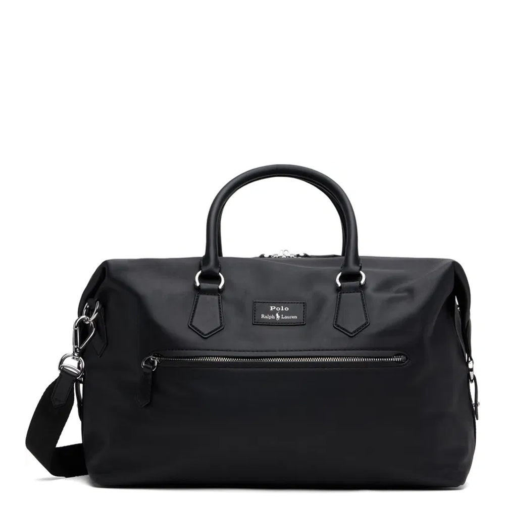 SMOOTH LEATHER DUFFEL BLACK