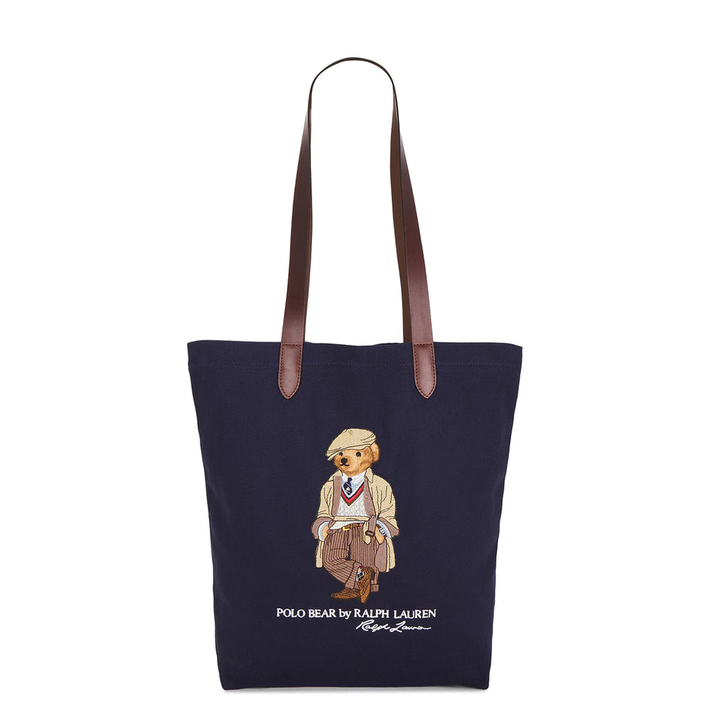 SEASONAL BEAR SHIPPER TOTE BAG