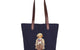 SEASONAL BEAR SHIPPER TOTE BAG