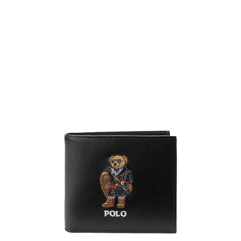 POLO BEAR LEATHER BILLFOLD WALLET