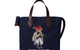 POLO BEAR CANVAS SHOPPER TOTE