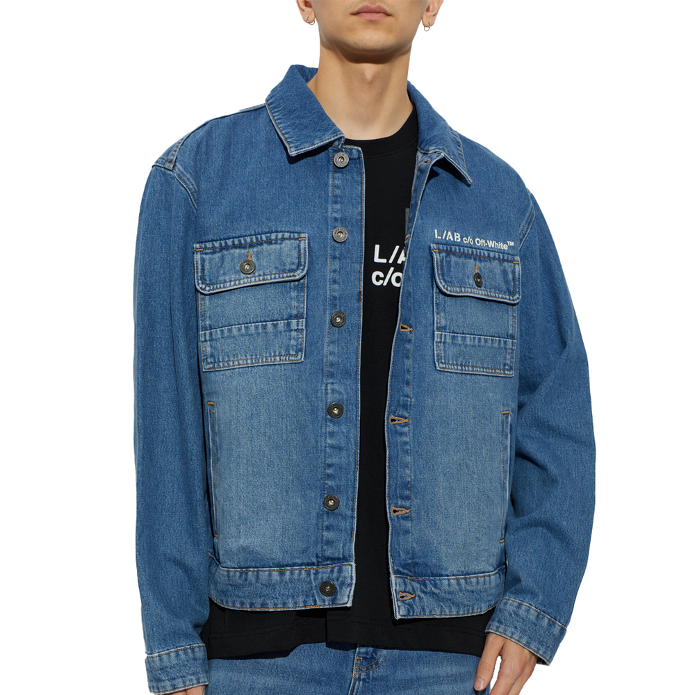 TRUCKER DENIM JACKET STEEL INDIGO