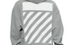 DIAGONAL HOODIE HEATHER GREY