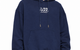 DIAGONAL HOODIE MARINE