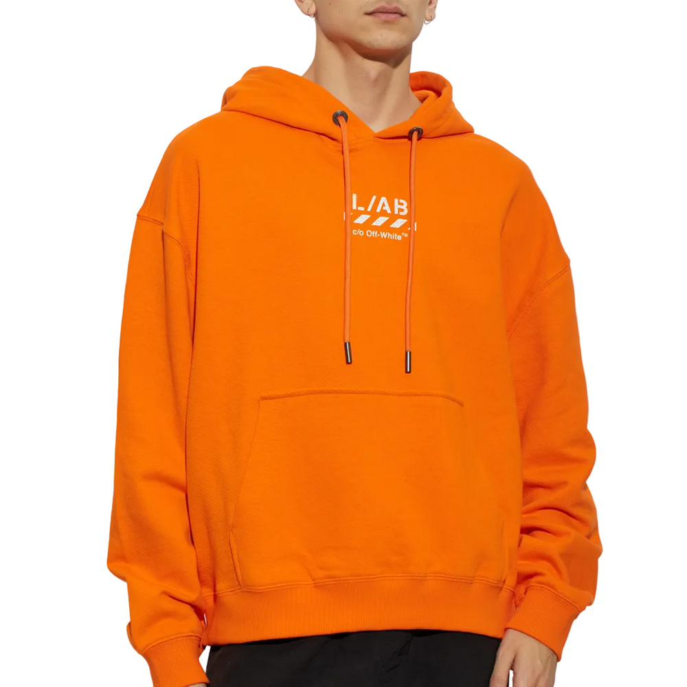 DIAGONAL HOODIE ORANGE TIGER