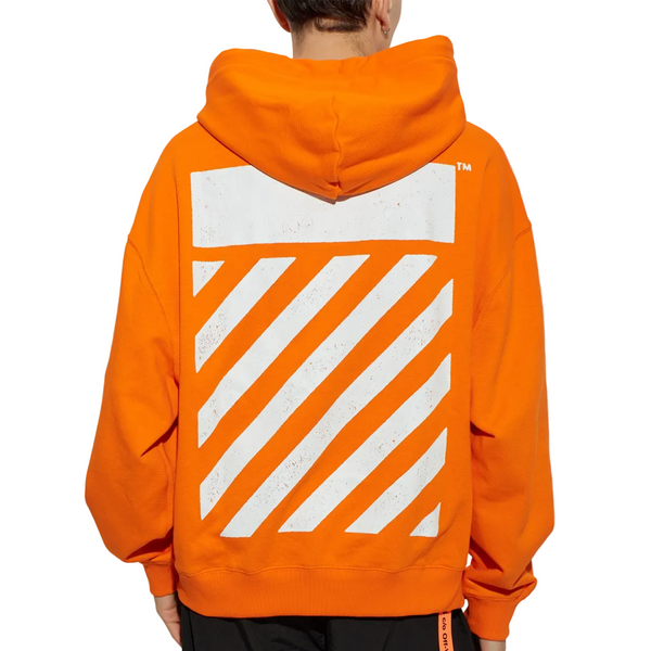 DIAGONAL HOODIE ORANGE TIGER