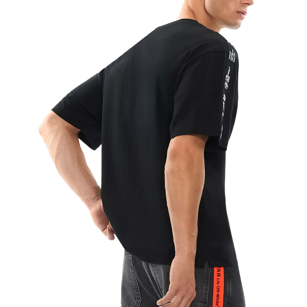 L/AB LOGO TAPE T-SHIRT BLACK