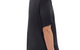 DIAGONAL GARMENT WASHED TEE BLACK