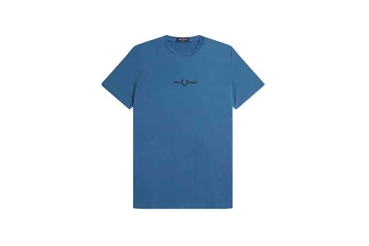 EMBROIDERED T-SHIRT MIDNIGHT NAVY