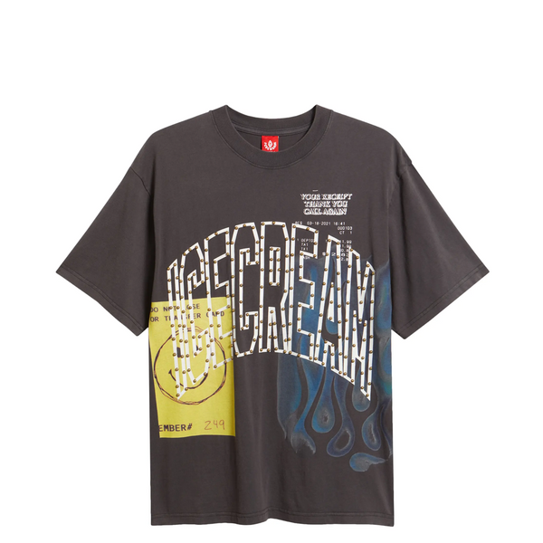 THE HILL SHORT SLEEVE KNIT OVERSIZED BLACK