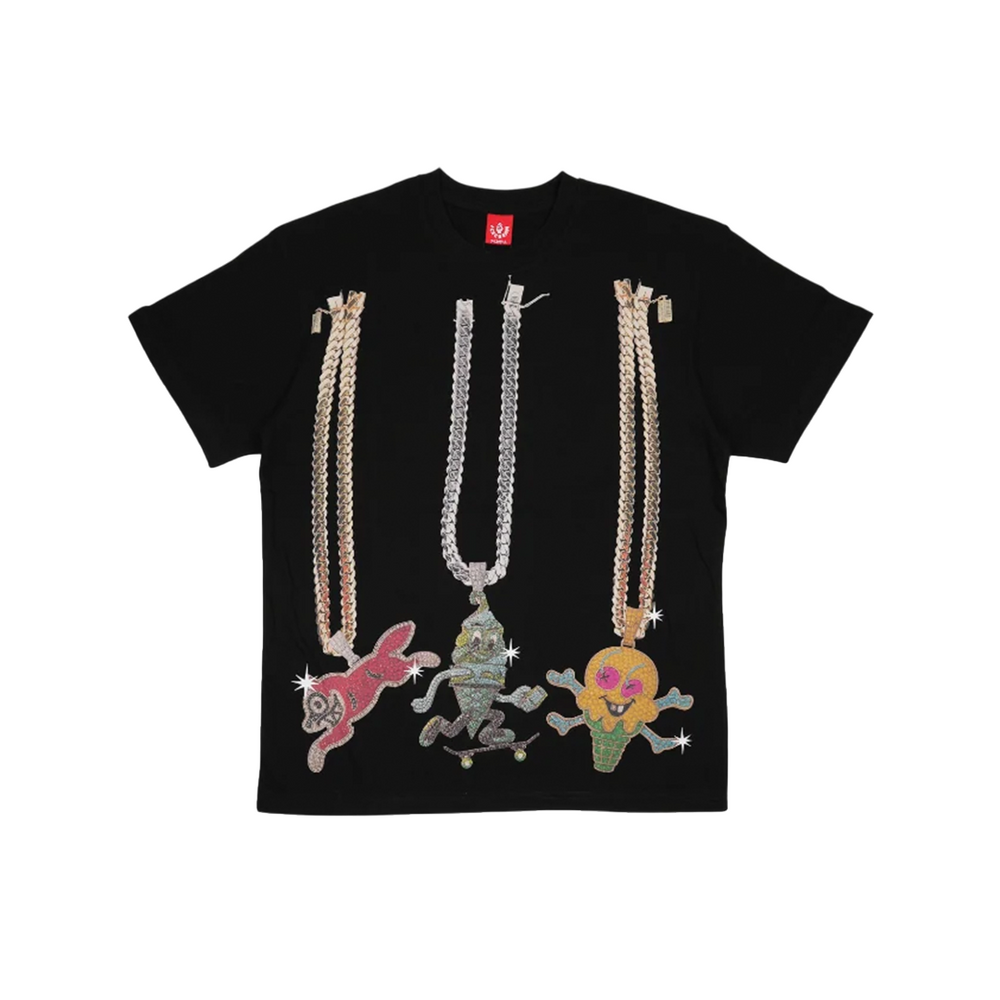 GINGER ALE SS TEE BLACK