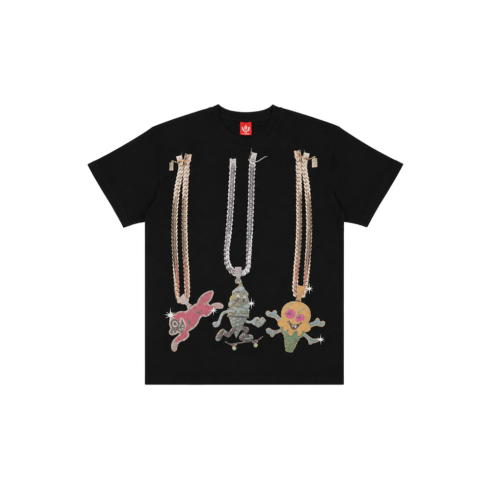 GINGER ALE SS TEE BLACK