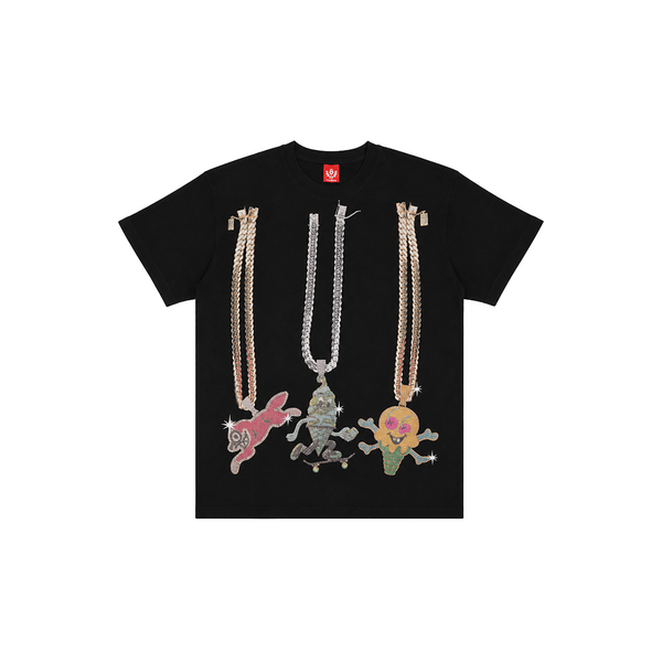GINGER ALE SS TEE BLACK