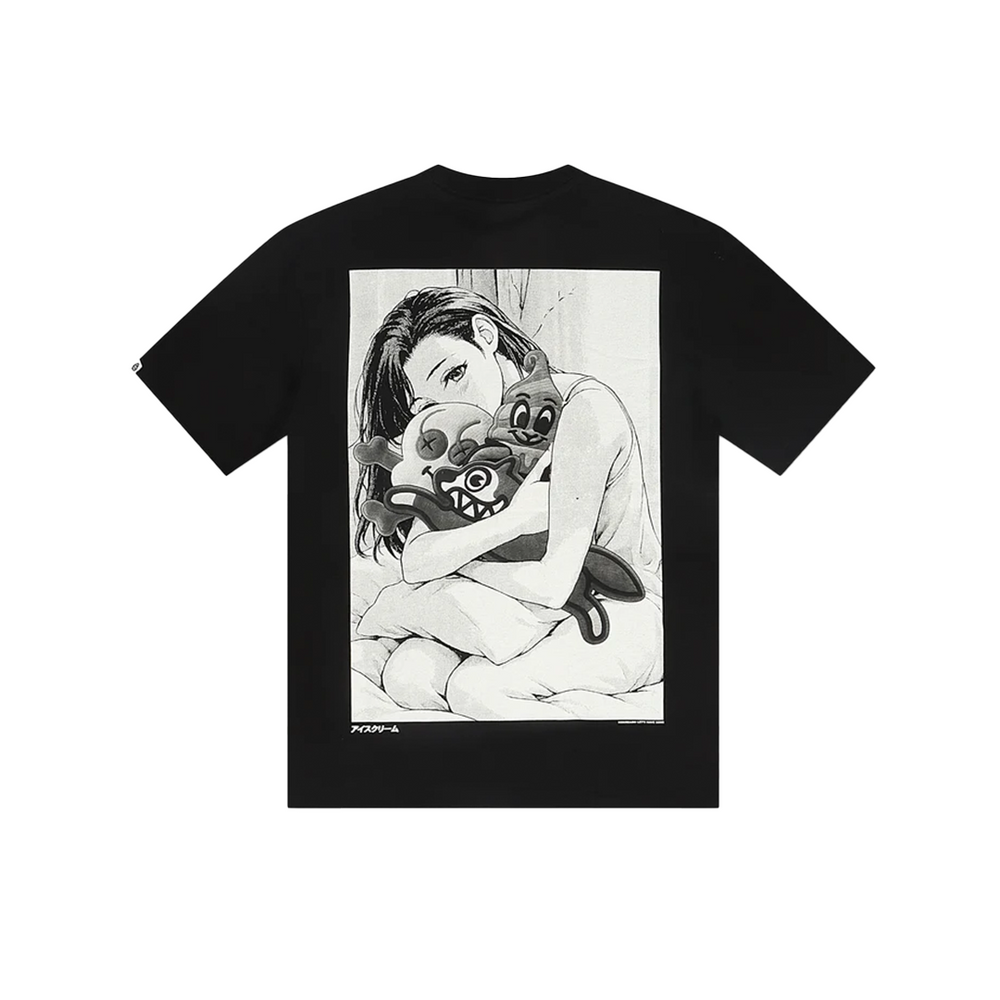 ELDERFLOWER SS TEE BLACK