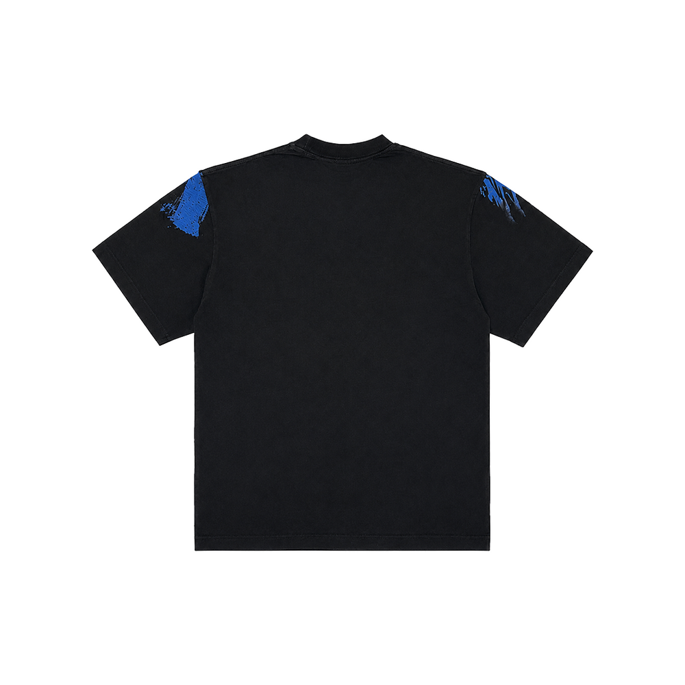 POMEGRANATE SS KNIT BLACK