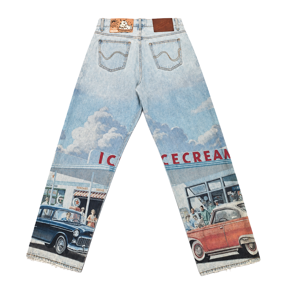APEX JEANS VANILLA FIT OMBRE BLUE