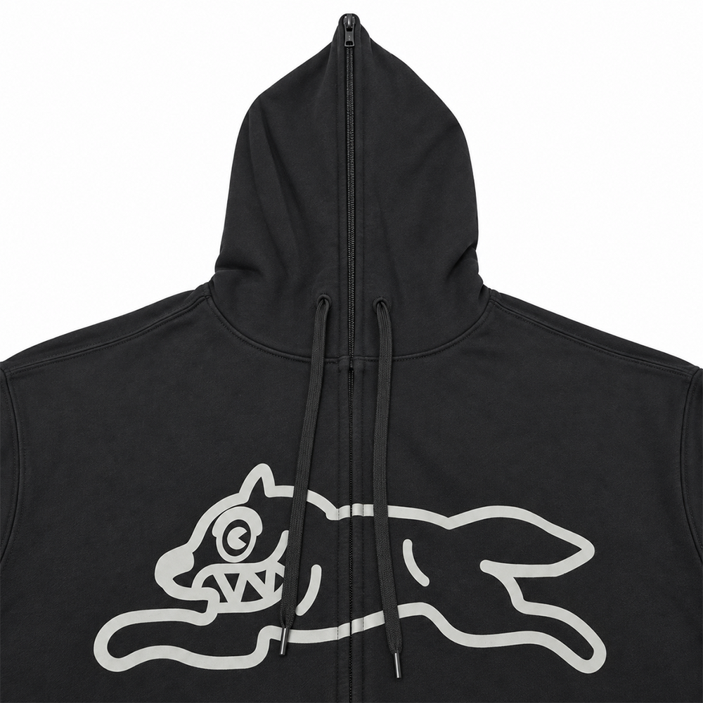 BOOST FULL ZIP HOODIE BLACK