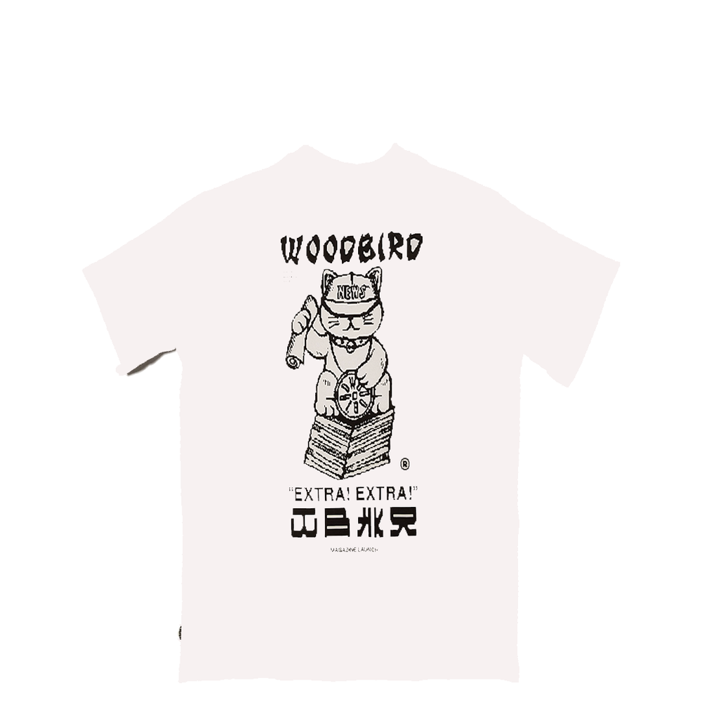 WOODBIRD X THINK EMPIRE MAGAZINE TEE WHITE