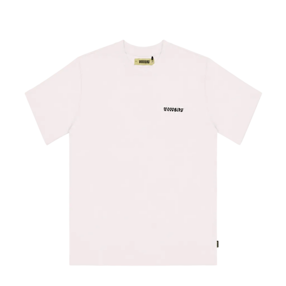 WOODBIRD X THINK EMPIRE "EXTRA! EXTRA!" TEE WHITE