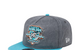 FLORIDA MARLINS 10TH ANNIVERSARY PIGMENT DYE GOLFER SNAPBACK GREY BLACK / TEAL