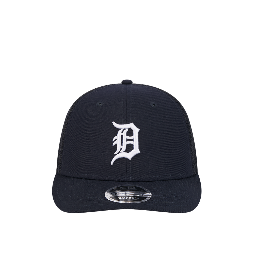 MLB DETROIT TIGERS LOW PROFILE 9FIFTY TRUCKER SNAPBACK NAVY
