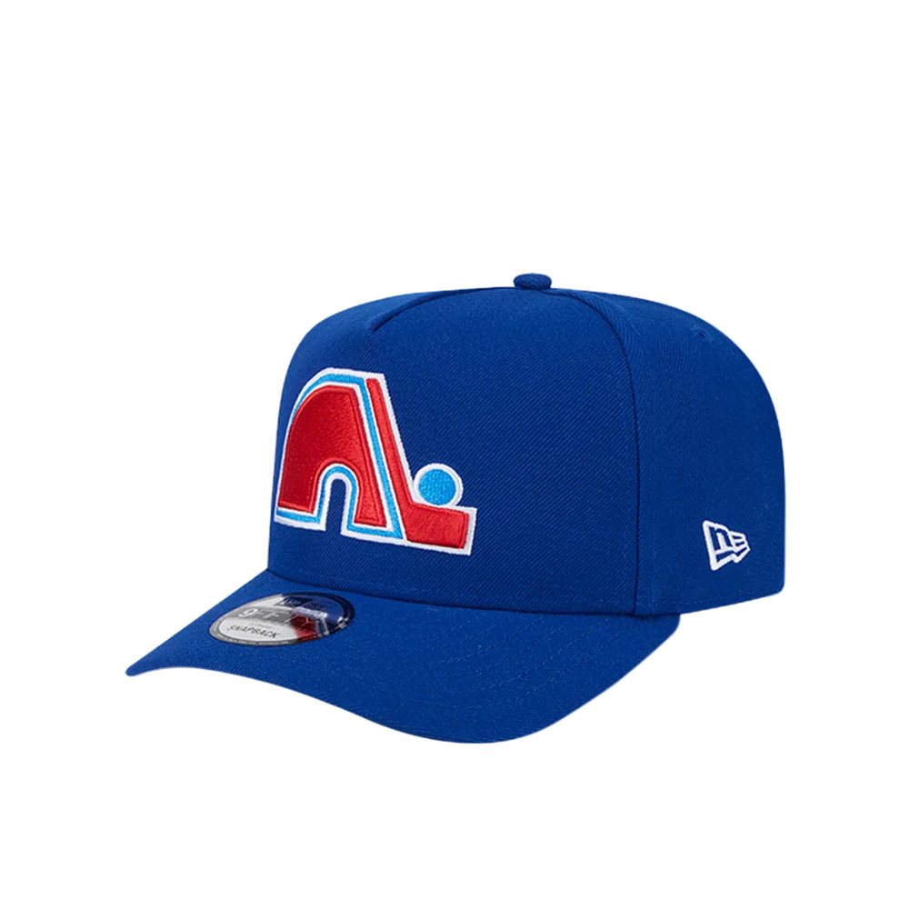 QUEBEC NORDIQUES 9FIFTY A-FRAME SNAPBACK BLUE / RED