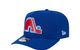 QUEBEC NORDIQUES 9FIFTY A-FRAME SNAPBACK BLUE / RED