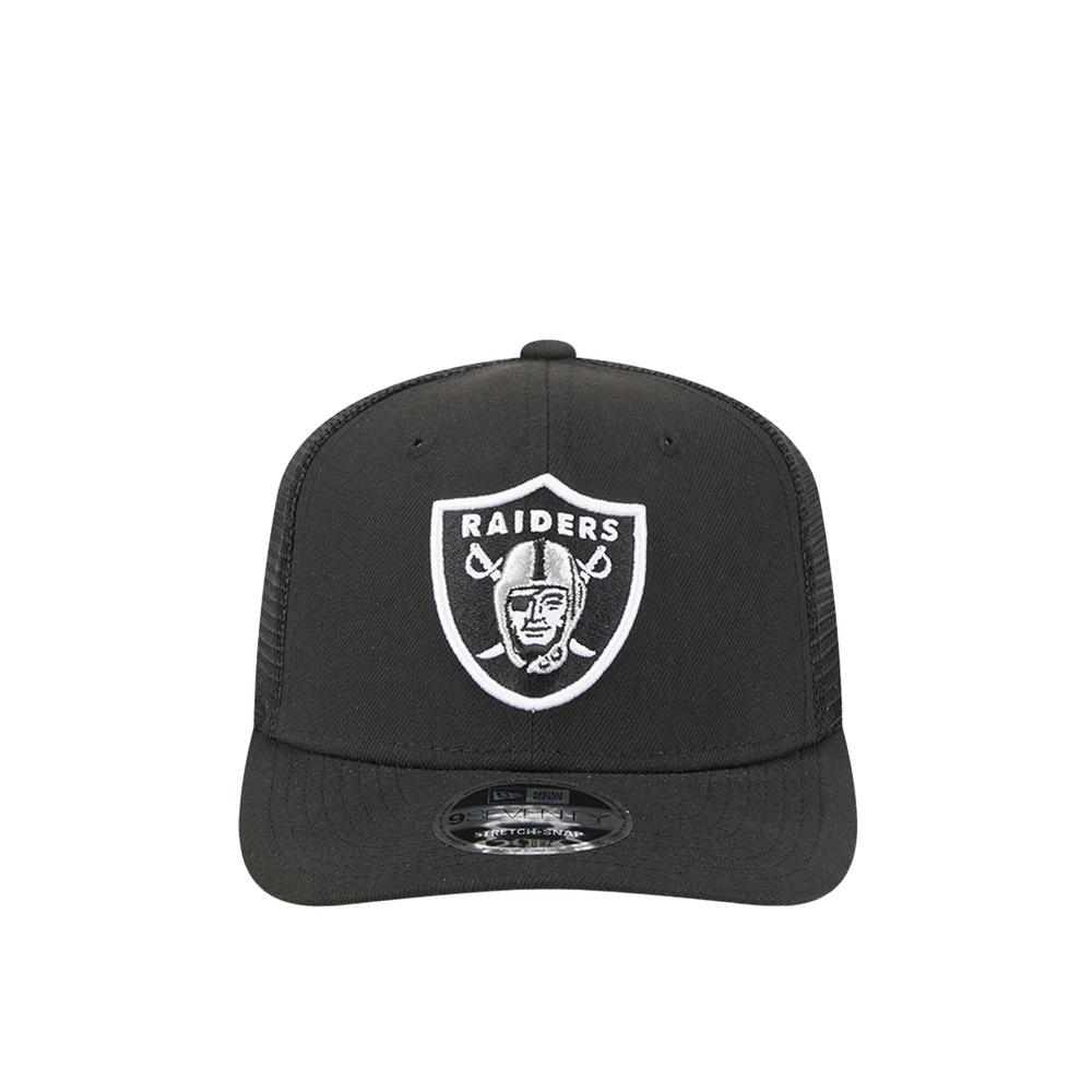 NFL RAIDERS 9SEVENTY STRETCH-SNAP CAP BLACK