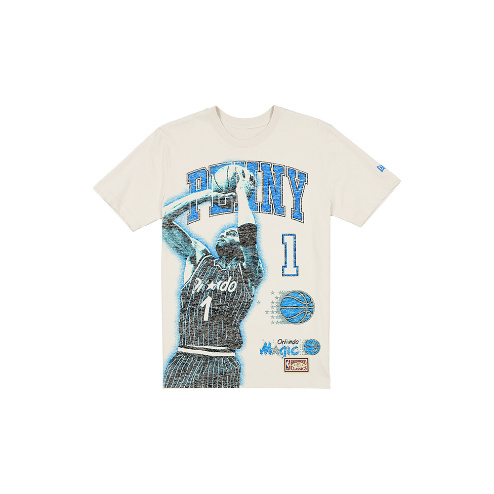 ORLANDO MAGIC PENNY HARDAWAY HARDWOOD CLASSICS TEE BEIGE
