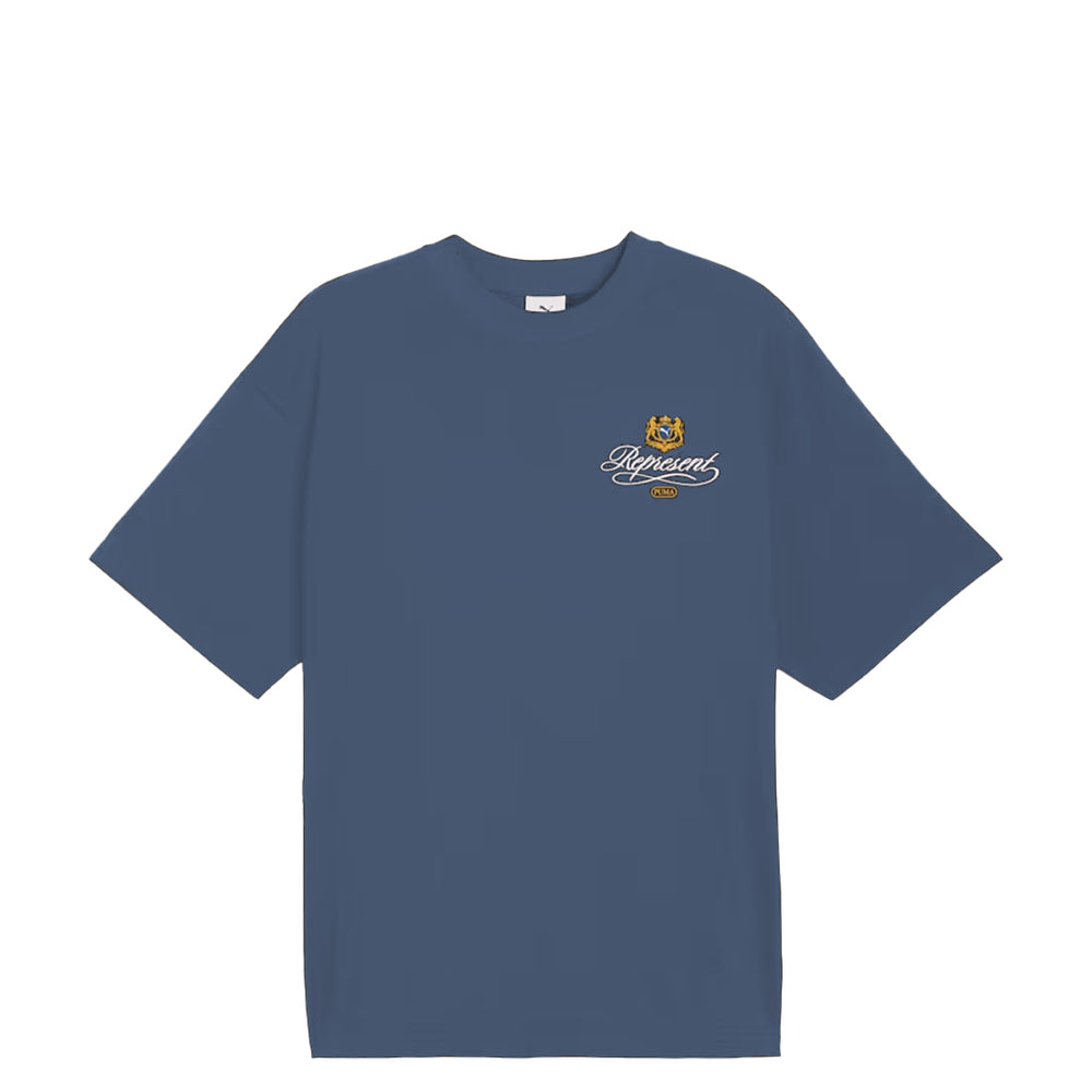 PUMA x REPRESENT GRAPHIC TEE DUSTY BLUE