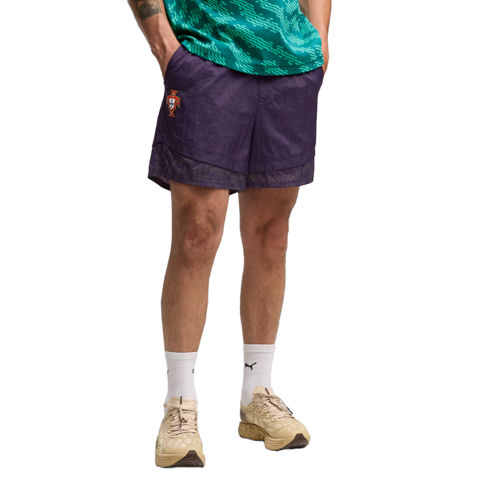 PUMA X PORTUGAL X SALEHE BEMBURY KING SHORTS DEEP PLUM