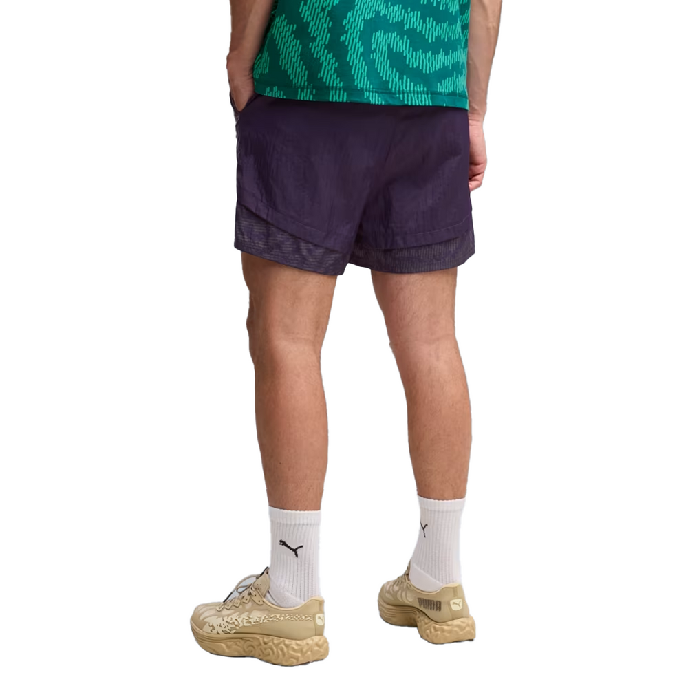 PUMA X PORTUGAL X SALEHE BEMBURY KING SHORTS DEEP PLUM