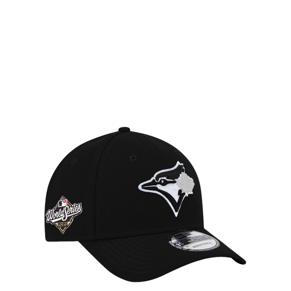 TORONTO BLUE JAYS WORLD SERIES SIDEPATCH 19TWENTY ADJUSTABLE BLACK