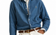 CLASSIC FIT DENIM SHIRT BLUE